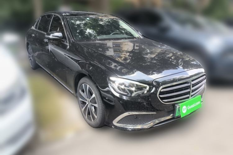 Used Mercedes-Benz E-Class New Energy 2023 E 350 e L Plug-in Hybrid Sedan Front Right 45 Deg