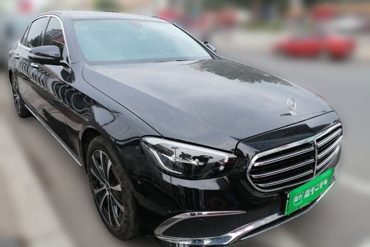 Used Mercedes-Benz E-Class New Energy 2023 E 350 e L Plug-in Hybrid Sedan Front Right 45 Deg