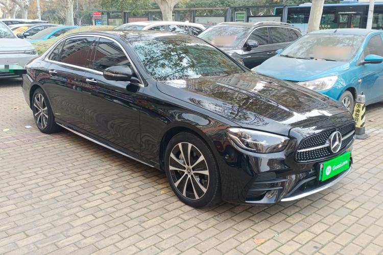 Used Mercedes-Benz E-Class New Energy 2023 E 350 e L Plug-in Hybrid Sports Sedan Front Right 45 Deg