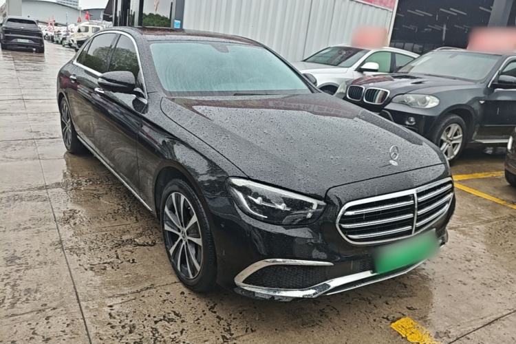 Used Mercedes-Benz E-Class New Energy 2023 E 350 e L Plug-in Hybrid Sedan Front Right 45 Deg