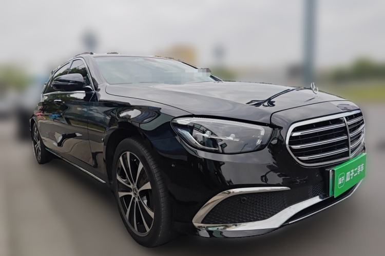 Used Mercedes-Benz E-Class New Energy 2023 E 350 e L Plug-in Hybrid Sedan Front Right 45 Deg