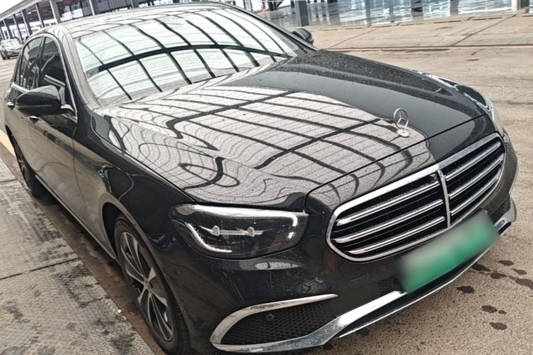 Used Mercedes-Benz E-Class New Energy 2023 E 350 e L Plug-in Hybrid Sedan Front Right 45 Deg