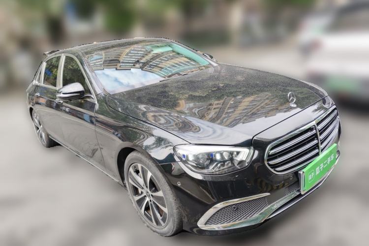 Used Mercedes-Benz E-Class New Energy 2023 E 350 e L Plug-in Hybrid Sedan Front Right 45 Deg