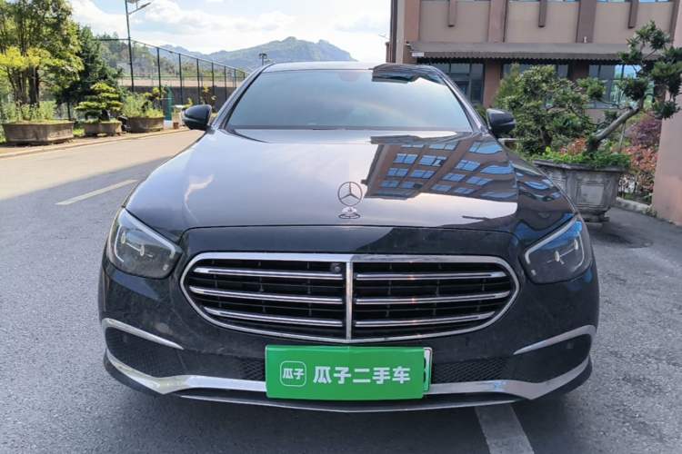 Used Mercedes-Benz E-Class New Energy 2023 E 350 e L Plug-in Hybrid Sedan Front