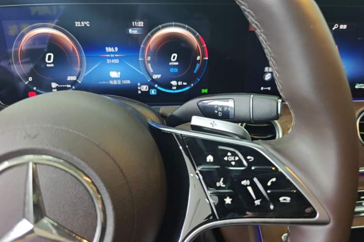 Used Mercedes-Benz E-Class New Energy 2023 E 350 e L Plug-in Hybrid Sedan Gear Lever