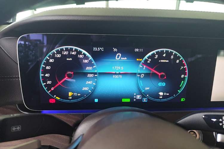 Used Mercedes-Benz E-Class New Energy 2023 E 350 e L Plug-in Hybrid Sedan Instrument Cluster
