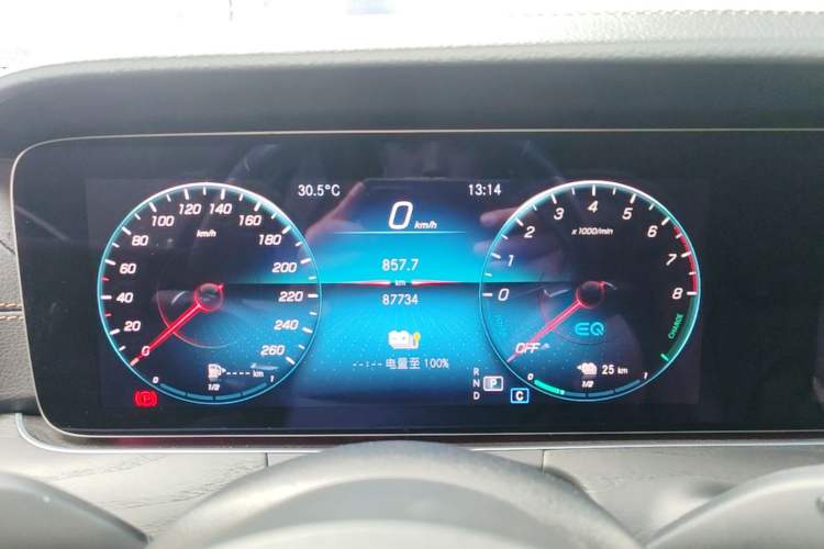 Used Mercedes-Benz E-Class New Energy 2023 E 350 e L Plug-in Hybrid Sports Sedan Instrument Cluster