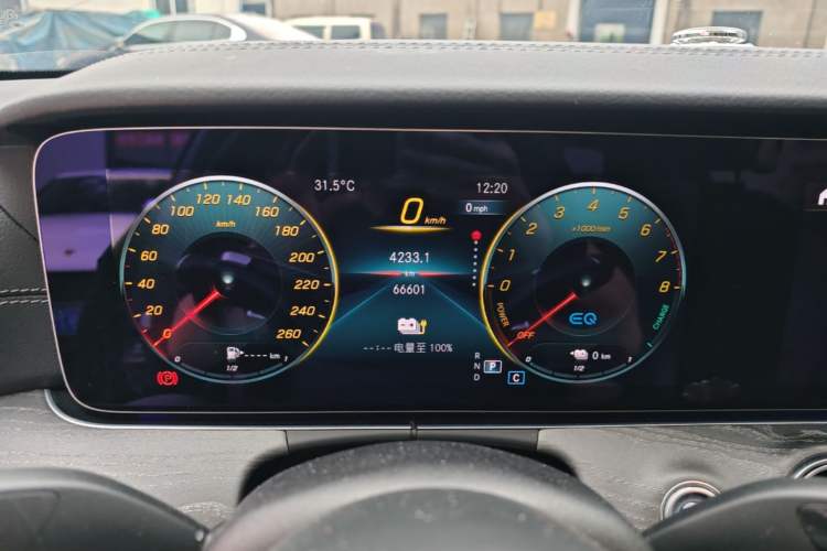 Used Mercedes-Benz E-Class New Energy 2023 E 350 e L Plug-in Hybrid Sports Sedan Instrument Cluster