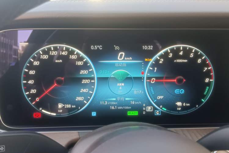 Used Mercedes-Benz E-Class New Energy 2023 E 350 e L Plug-in Hybrid Sedan Instrument Cluster