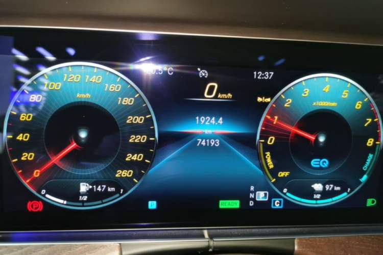 Used Mercedes-Benz E-Class New Energy 2023 E 350 e L Plug-in Hybrid Sedan Instrument Cluster