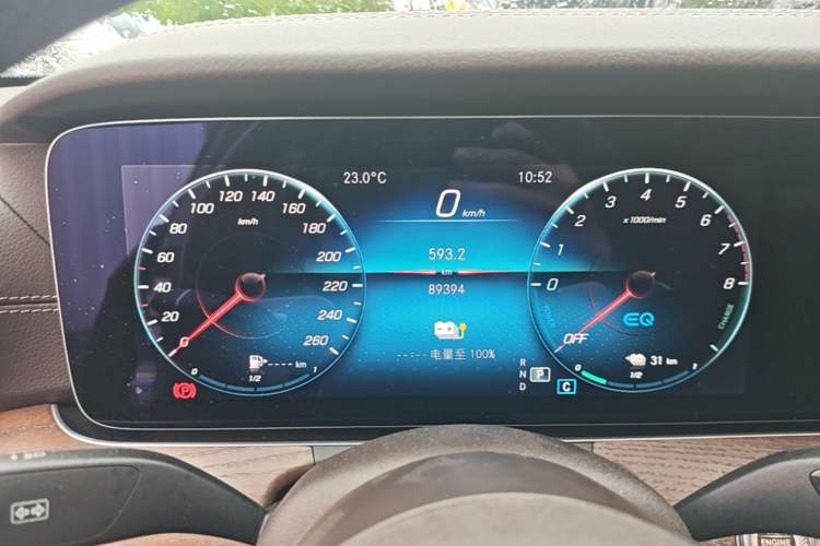 Used Mercedes-Benz E-Class New Energy 2023 E 350 e L Plug-in Hybrid Sedan Instrument Cluster