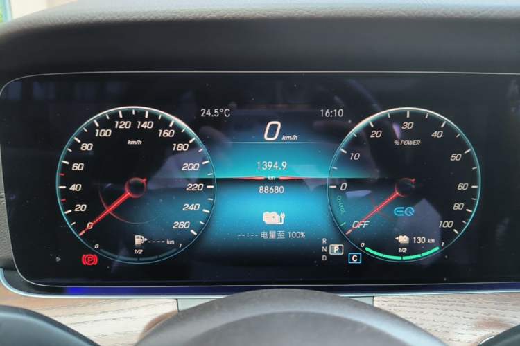 Used Mercedes-Benz E-Class New Energy 2023 E 350 e L Plug-in Hybrid Sedan Instrument Cluster