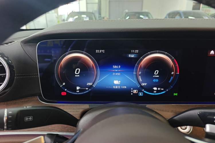 Used Mercedes-Benz E-Class New Energy 2023 E 350 e L Plug-in Hybrid Sedan Instrument Cluster