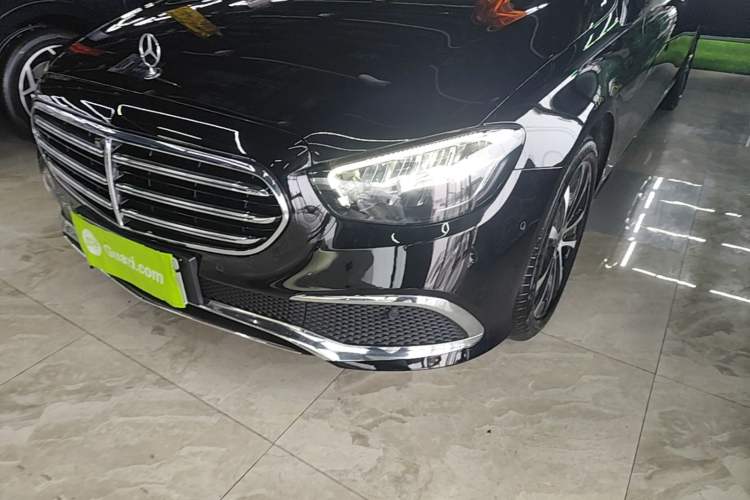 Used Mercedes-Benz E-Class New Energy 2023 E 350 e L Plug-in Hybrid Sedan Left Front Headlight