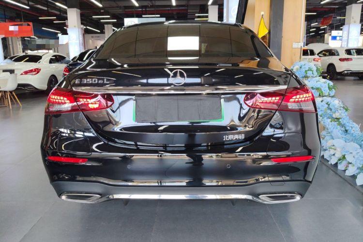 Used Mercedes-Benz E-Class New Energy 2023 E 350 e L Plug-in Hybrid Sports Sedan Rear