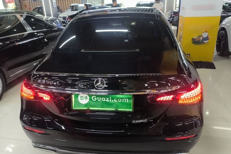 Used Mercedes-Benz E-Class New Energy 2023 E 350 e L Plug-in Hybrid Sedan Rear