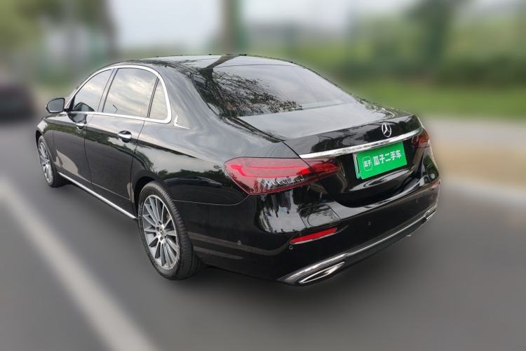Used Mercedes-Benz E-Class New Energy 2023 E 350 e L Plug-in Hybrid Sedan Rear Left 45 Deg