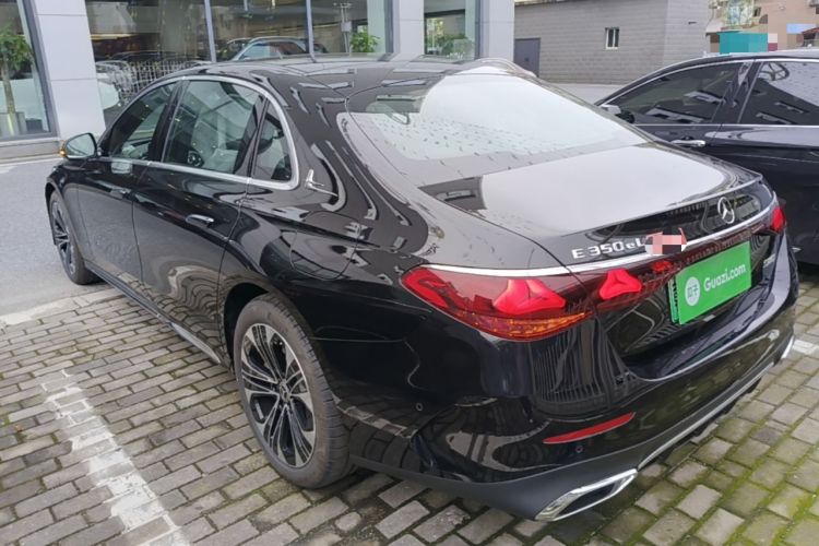 Used Mercedes-Benz E-Class New Energy 2023 E 350 e L Plug-in Hybrid Sports Sedan Rear Left 45 Deg