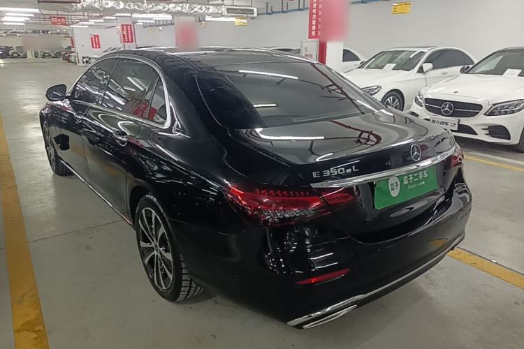 Used Mercedes-Benz E-Class New Energy 2023 E 350 e L Plug-in Hybrid Sedan Rear Left 45 Deg