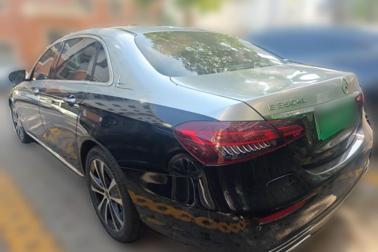 Used Mercedes-Benz E-Class New Energy 2023 E 350 e L Plug-in Hybrid Sedan Rear Left 45 Deg