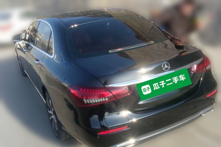 Used Mercedes-Benz E-Class New Energy 2023 E 350 e L Plug-in Hybrid Sedan Rear Left 45 Deg
