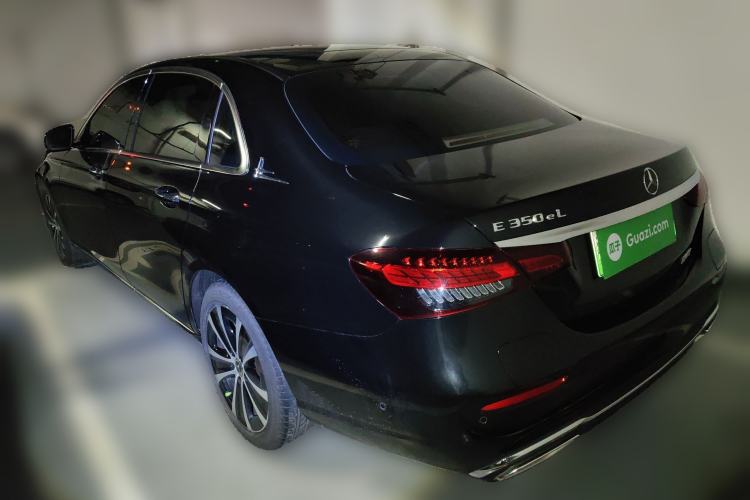 Used Mercedes-Benz E-Class New Energy 2023 E 350 e L Plug-in Hybrid Sedan Rear Left 45 Deg