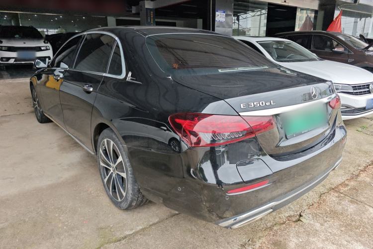 Used Mercedes-Benz E-Class New Energy 2023 E 350 e L Plug-in Hybrid Sedan Rear Left 45 Deg