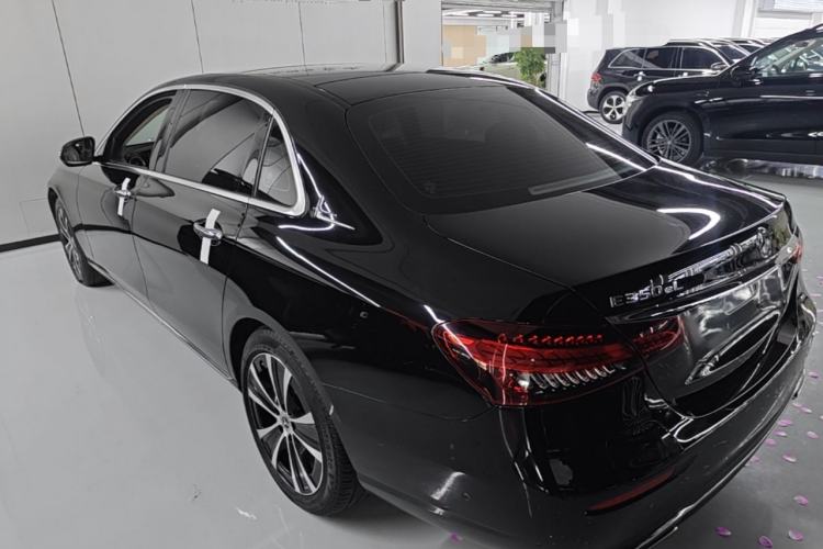 Used Mercedes-Benz E-Class New Energy 2023 E 350 e L Plug-in Hybrid Sedan Rear Left 45 Deg