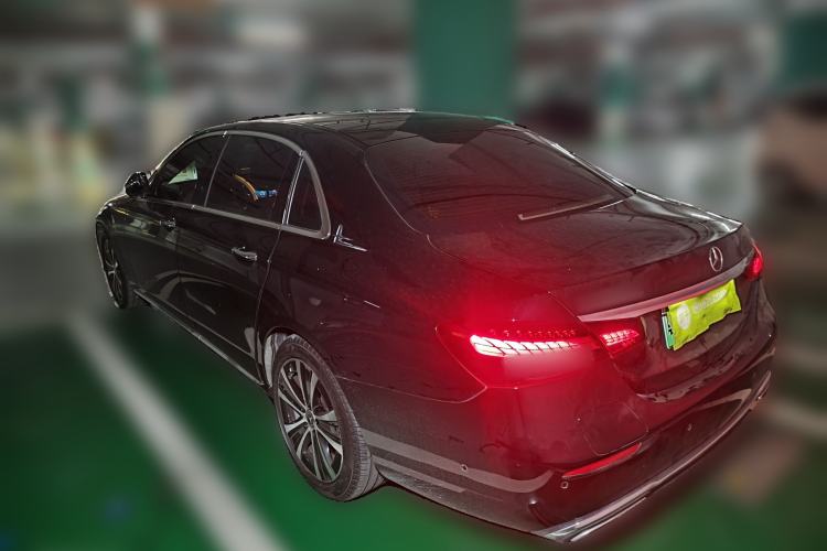 Used Mercedes-Benz E-Class New Energy 2023 E 350 e L Plug-in Hybrid Sedan Rear Left 45 Deg