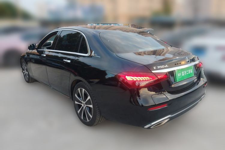 Used Mercedes-Benz E-Class New Energy 2023 E 350 e L Plug-in Hybrid Sedan Rear Left 45 Deg