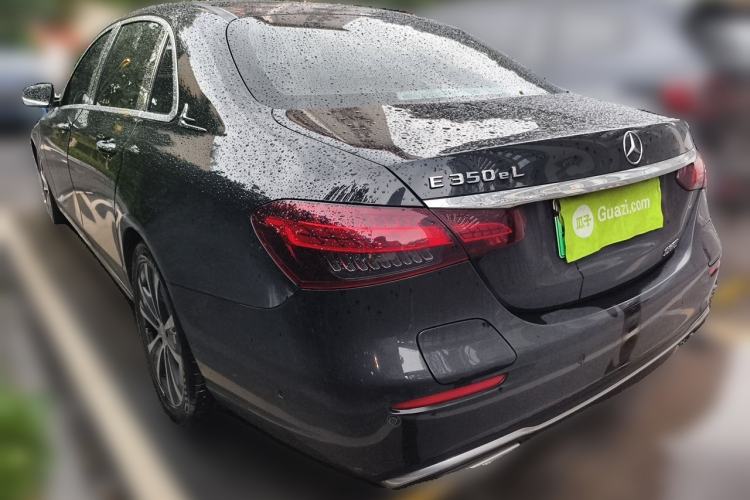 Used Mercedes-Benz E-Class New Energy 2023 E 350 e L Plug-in Hybrid Sedan Rear Left 45 Deg