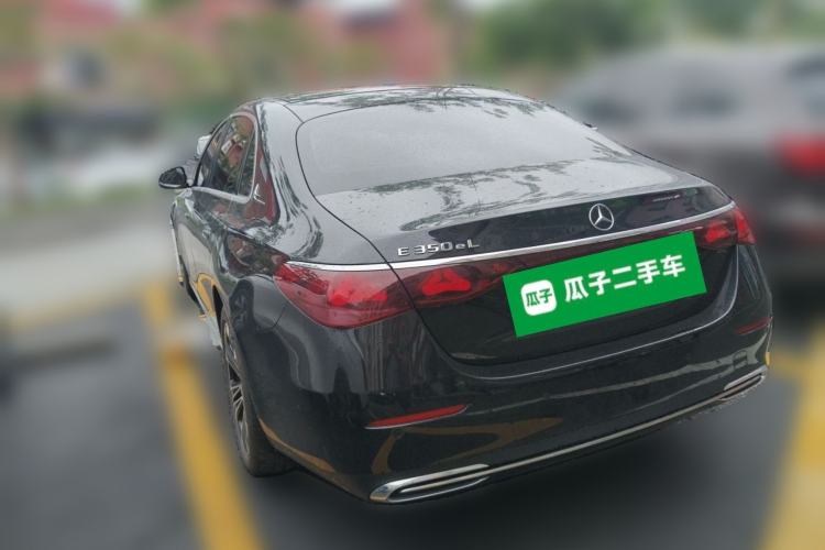 Used Mercedes-Benz E-Class New Energy 2023 E 350 e L Plug-in Hybrid Sedan Rear Left 45 Deg