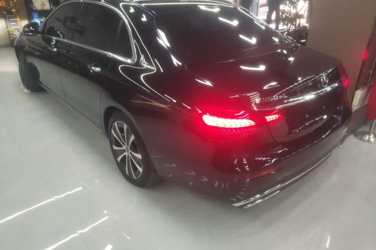 Used Mercedes-Benz E-Class New Energy 2023 E 350 e L Plug-in Hybrid Sedan Rear Left 45 Deg