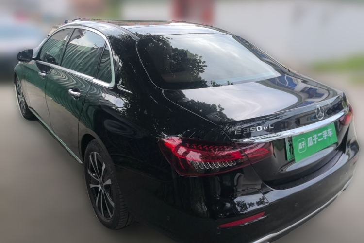 Used Mercedes-Benz E-Class New Energy 2023 E 350 e L Plug-in Hybrid Sedan Rear Left 45 Deg