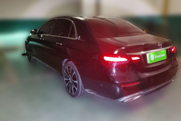 Used Mercedes-Benz E-Class New Energy 2023 E 350 e L Plug-in Hybrid Sedan Rear Left 45 Deg