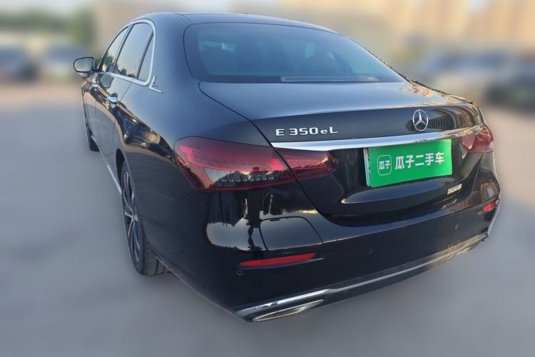 Used Mercedes-Benz E-Class New Energy 2023 E 350 e L Plug-in Hybrid Sedan Rear Left 45 Deg
