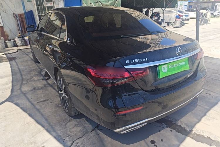 Used Mercedes-Benz E-Class New Energy 2023 E 350 e L Plug-in Hybrid Sedan Rear Left 45 Deg