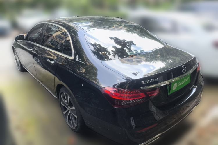 Used Mercedes-Benz E-Class New Energy 2023 E 350 e L Plug-in Hybrid Sedan Rear Left 45 Deg