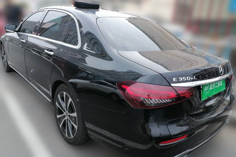 Used Mercedes-Benz E-Class New Energy 2023 E 350 e L Plug-in Hybrid Sedan Rear Left 45 Deg