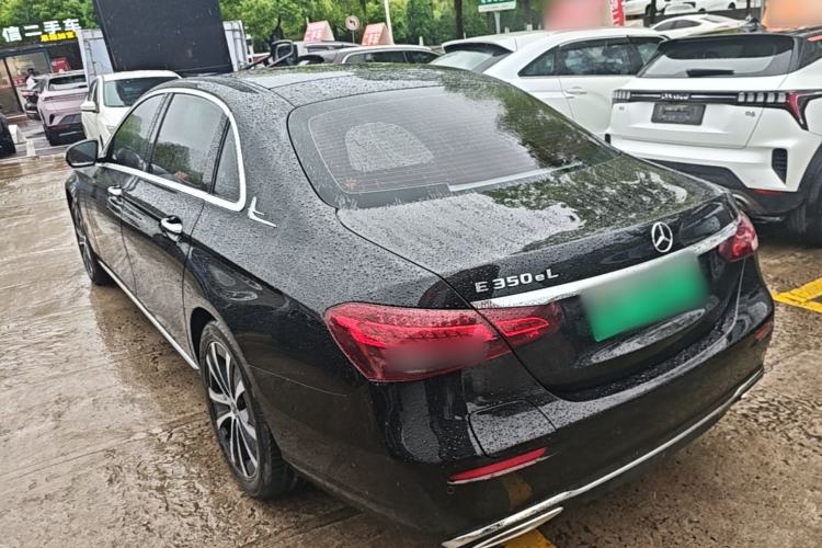 Used Mercedes-Benz E-Class New Energy 2023 E 350 e L Plug-in Hybrid Sedan Rear Left 45 Deg