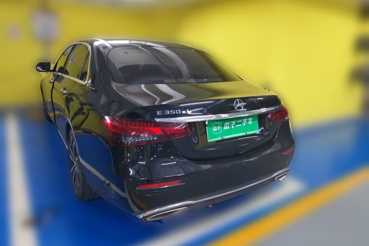 Used Mercedes-Benz E-Class New Energy 2023 E 350 e L Plug-in Hybrid Sedan Rear Left 45 Deg