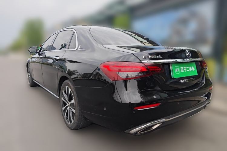 Used Mercedes-Benz E-Class New Energy 2023 E 350 e L Plug-in Hybrid Sedan Rear Left 45 Deg