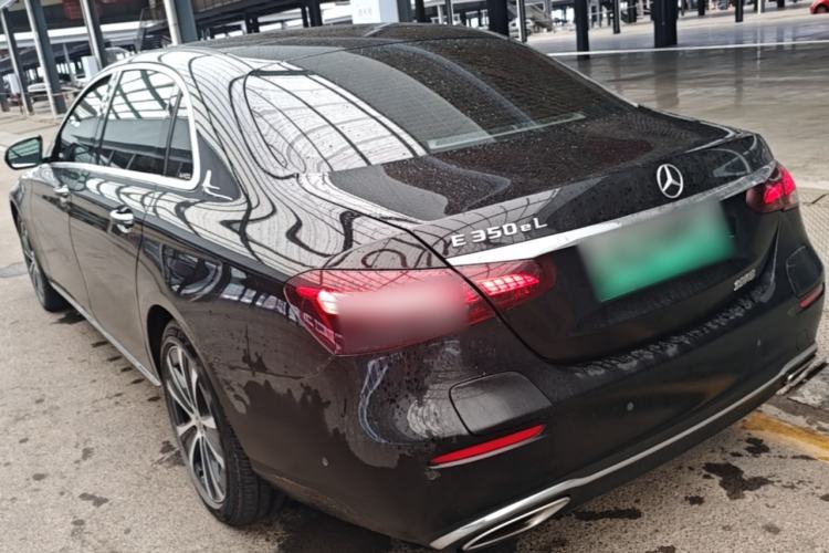 Used Mercedes-Benz E-Class New Energy 2023 E 350 e L Plug-in Hybrid Sedan Rear Left 45 Deg
