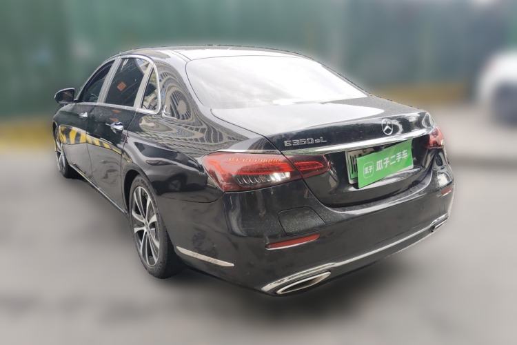 Used Mercedes-Benz E-Class New Energy 2023 E 350 e L Plug-in Hybrid Sedan Rear Left 45 Deg