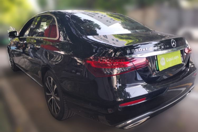 Used Mercedes-Benz E-Class New Energy 2023 E 350 e L Plug-in Hybrid Sedan Rear Left 45 Deg