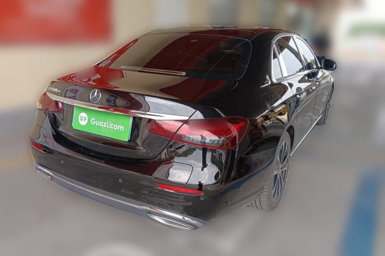 Used Mercedes-Benz E-Class New Energy 2023 E 350 e L Plug-in Hybrid Sedan Rear Right 45 Deg