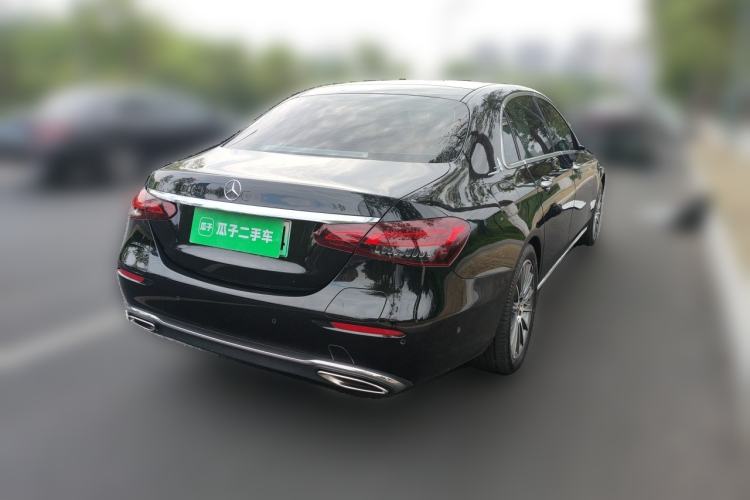 Used Mercedes-Benz E-Class New Energy 2023 E 350 e L Plug-in Hybrid Sedan Rear Right 45 Deg