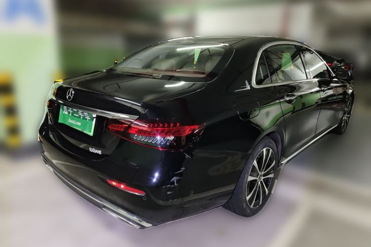 Used Mercedes-Benz E-Class New Energy 2023 E 350 e L Plug-in Hybrid Sedan Rear Right 45 Deg
