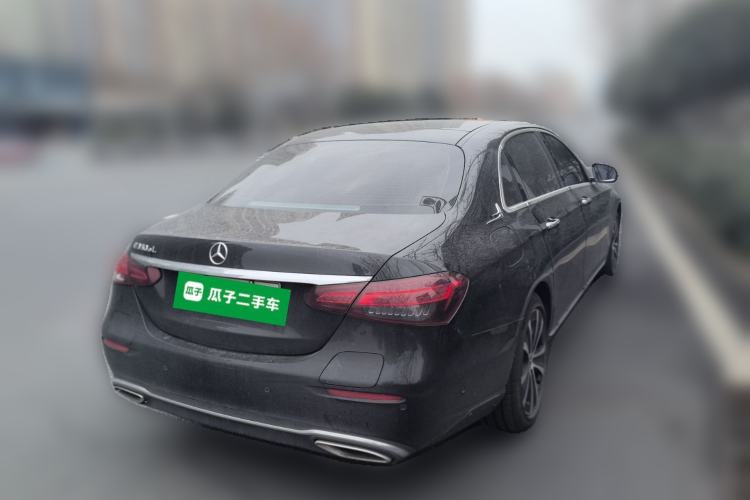Used Mercedes-Benz E-Class New Energy 2023 E 350 e L Plug-in Hybrid Sedan Rear Right 45 Deg