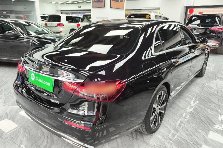 Used Mercedes-Benz E-Class New Energy 2023 E 350 e L Plug-in Hybrid Sedan Rear Right 45 Deg